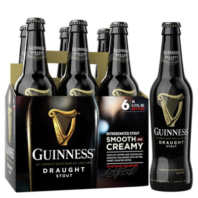 Guinness Draught Stout 6pk Btl 12oz