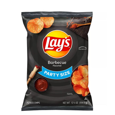 Lay's Potato Chips BBQ Party Size 12.5oz