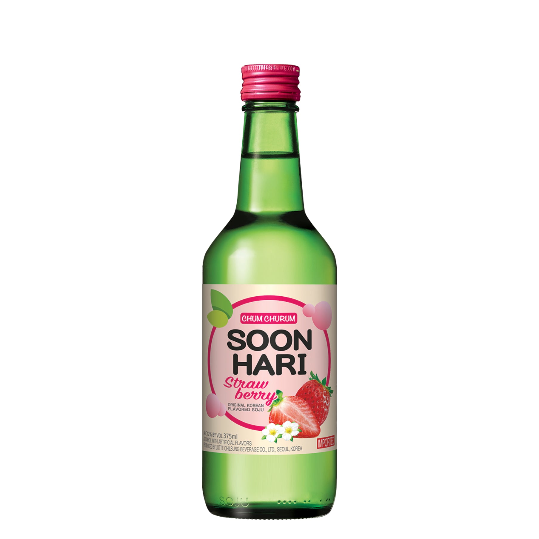 Soonhari Strawberry Soju | Fast Alcohol Delivery | ShopSK