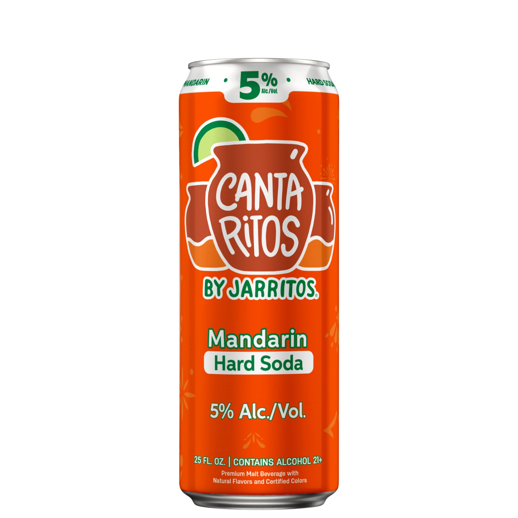 Cantaritos Hard Soda Mandarin 25oz