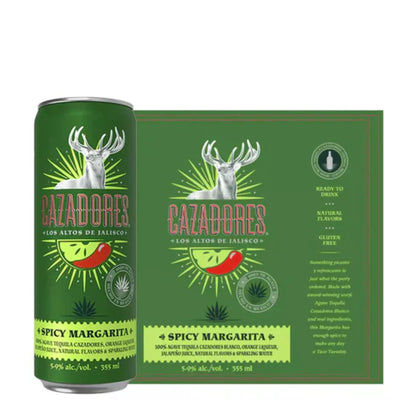 Cazadores Spicy Margarita Ready To Drink 4pk 12oz