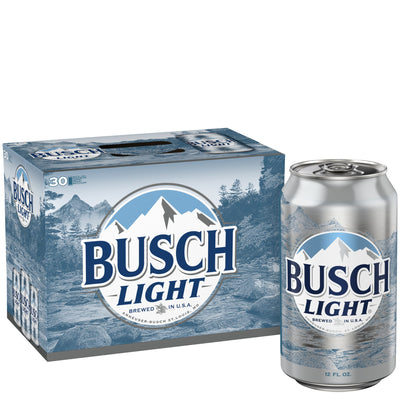 Busch Light 30pk Can 12oz