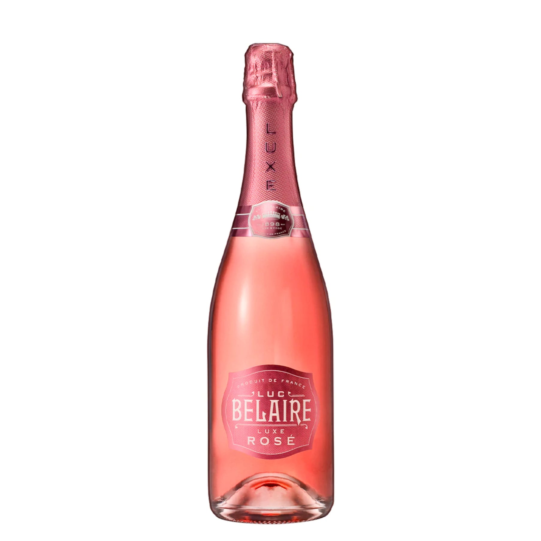 Luc Belaire Luxe Rose Champagne 750ml, Liquor Delivery