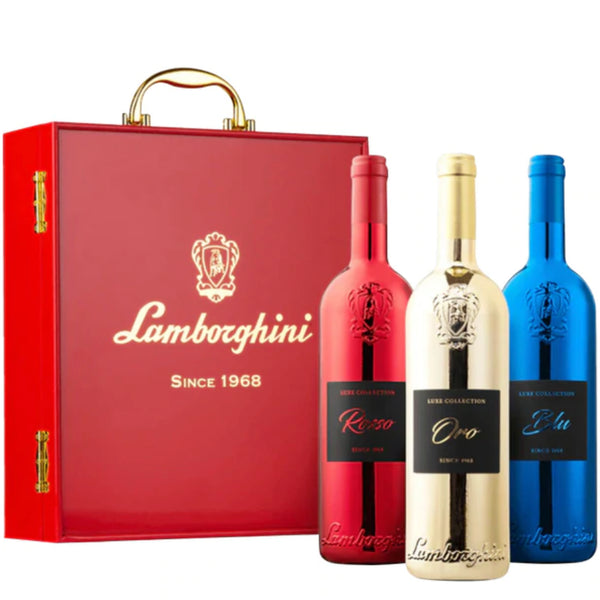 Lamborghini LUXE Red Collection with Gift Set – Wine by