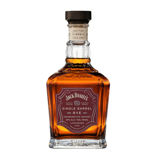 Jack Daniel's Single Barrel Rye Tennessee Whiskey bottle