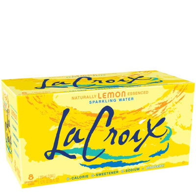 LaCroix Lemon Sparkling Water 8pkc 12oz