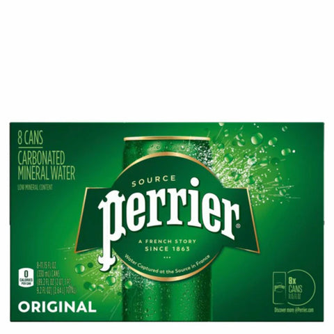 Perrier Natural Sparkling Water - 330ml (6 Pack)