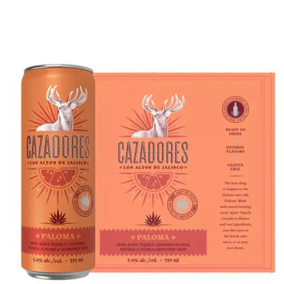 Cazadores Tequila Paloma Ready-To-Drink 4pk 12oz Cans
