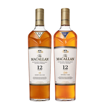 The Macallan 12 Yr Scotch Whisky Combo Package 750ml