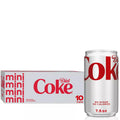 Diet Coke 10pk 7.5oz Mini Cans