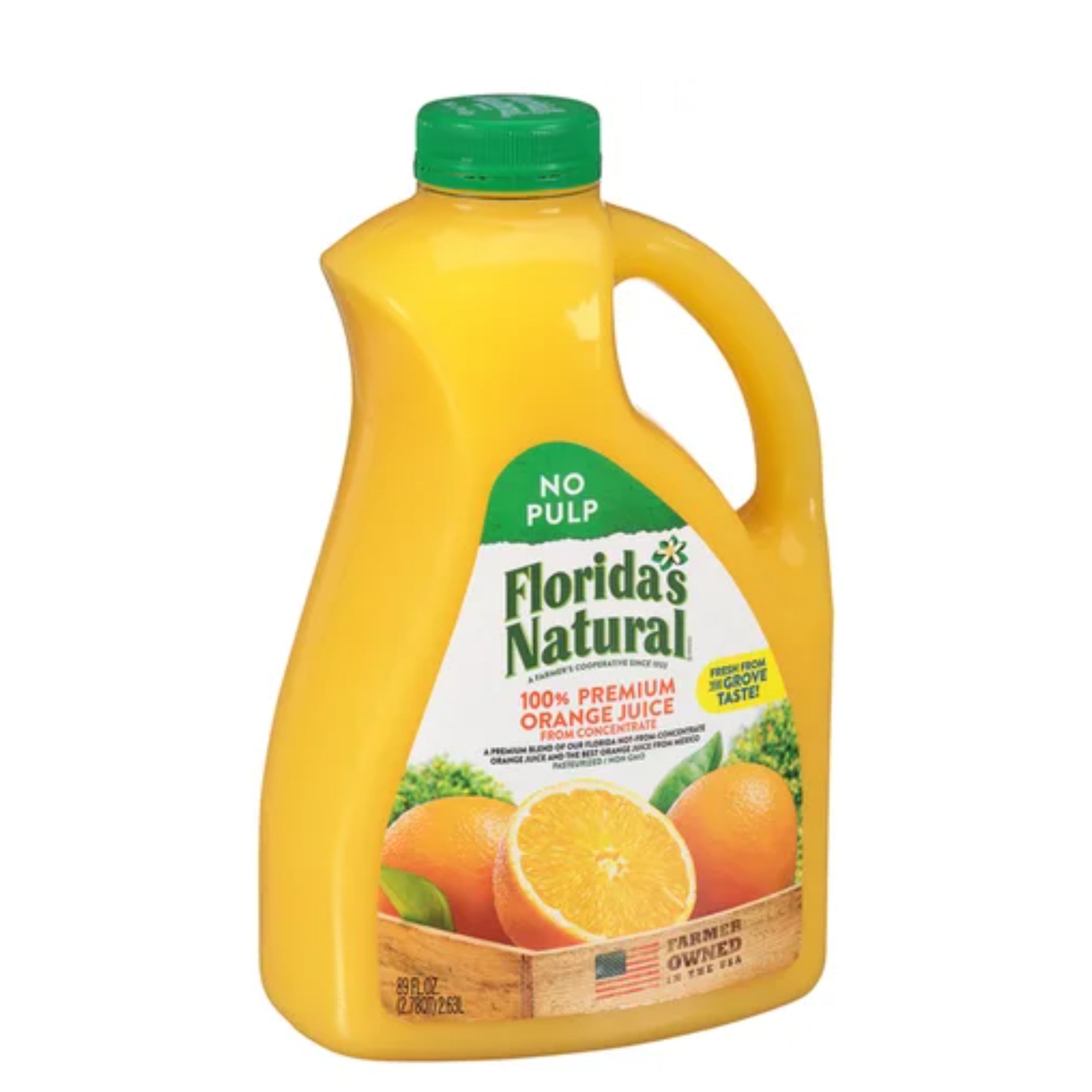 89-Ounce Orange Juice Container Features Clear Handle, 2012-07-24, Brand  Packaging