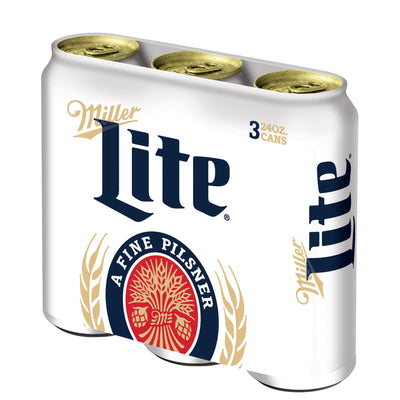 Miller Lite Can 3pk 24oz