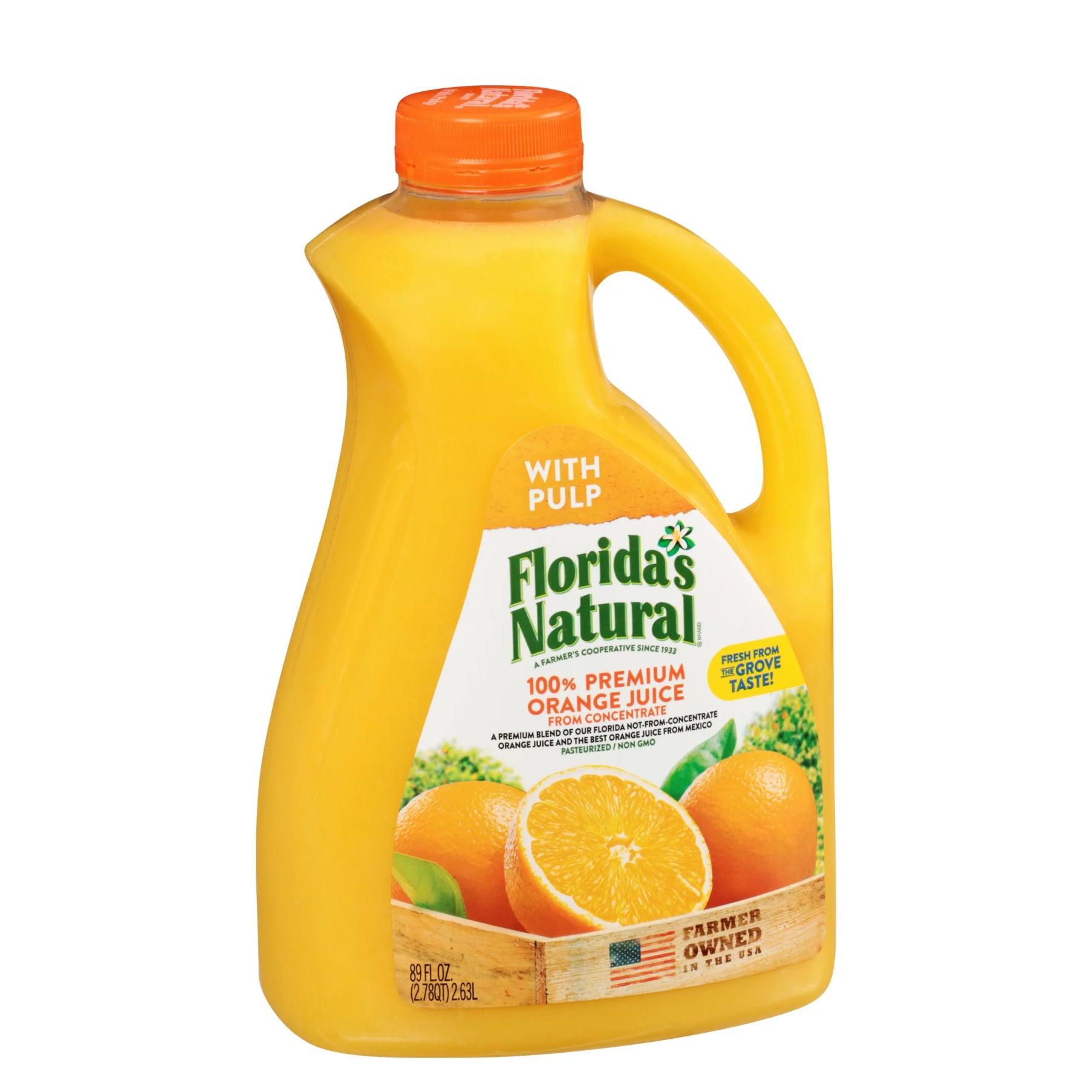 Simply Orange Juice Calcium Bottle, 2.63 Liters